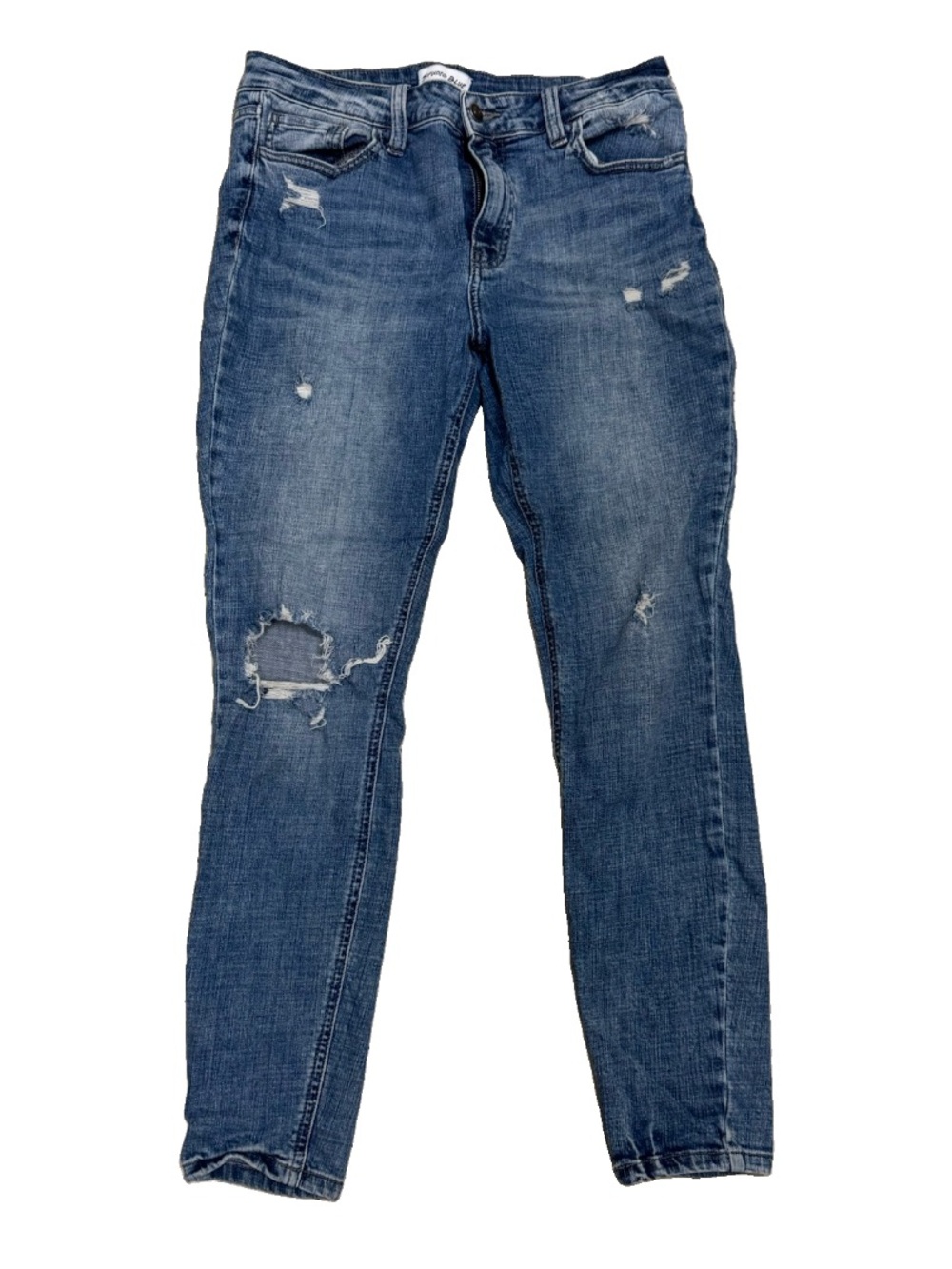 Studio Blue Denim Jeans Distressed Skinny Women’s Size 30